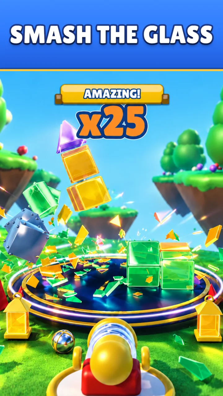 Glass Smash gameplay and features 1
